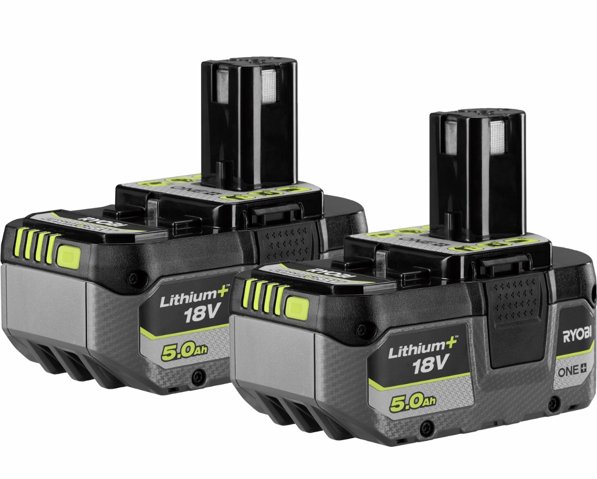 Ryobi one+ 18 v 5 ah + laddare