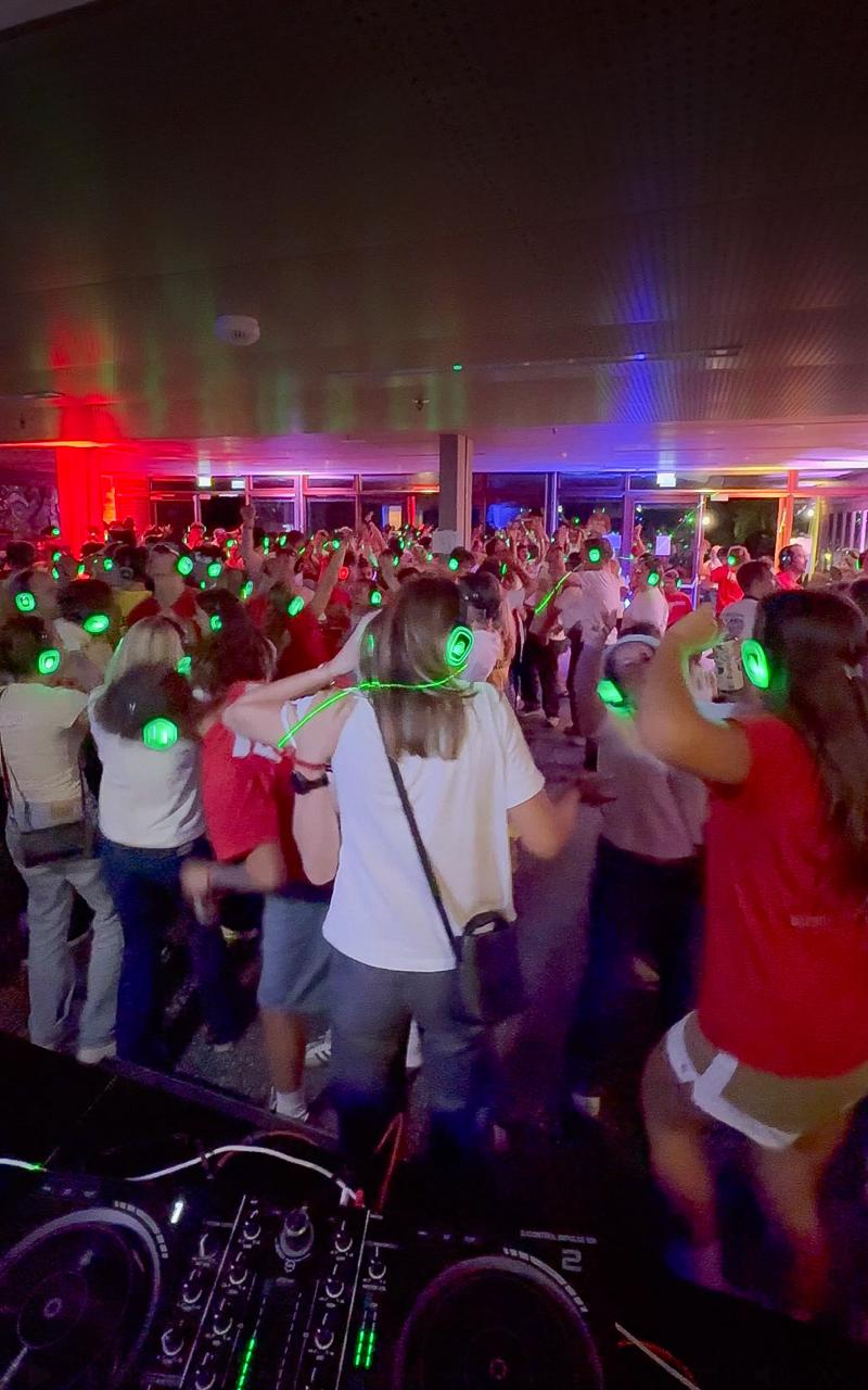 Silent disco disco party