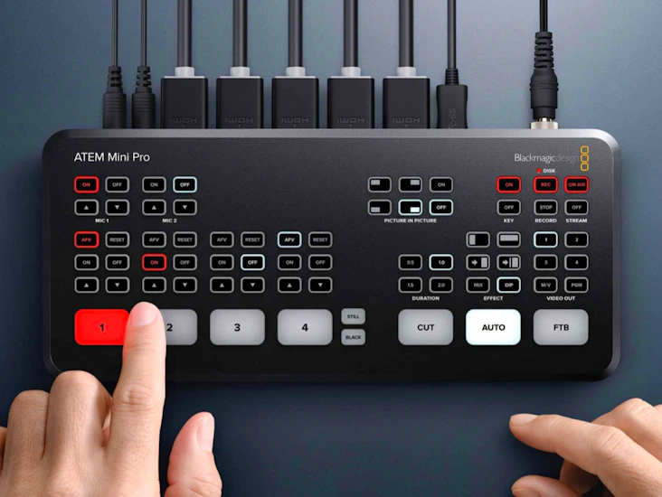 Blackmagic design atem mini pro bildmixer