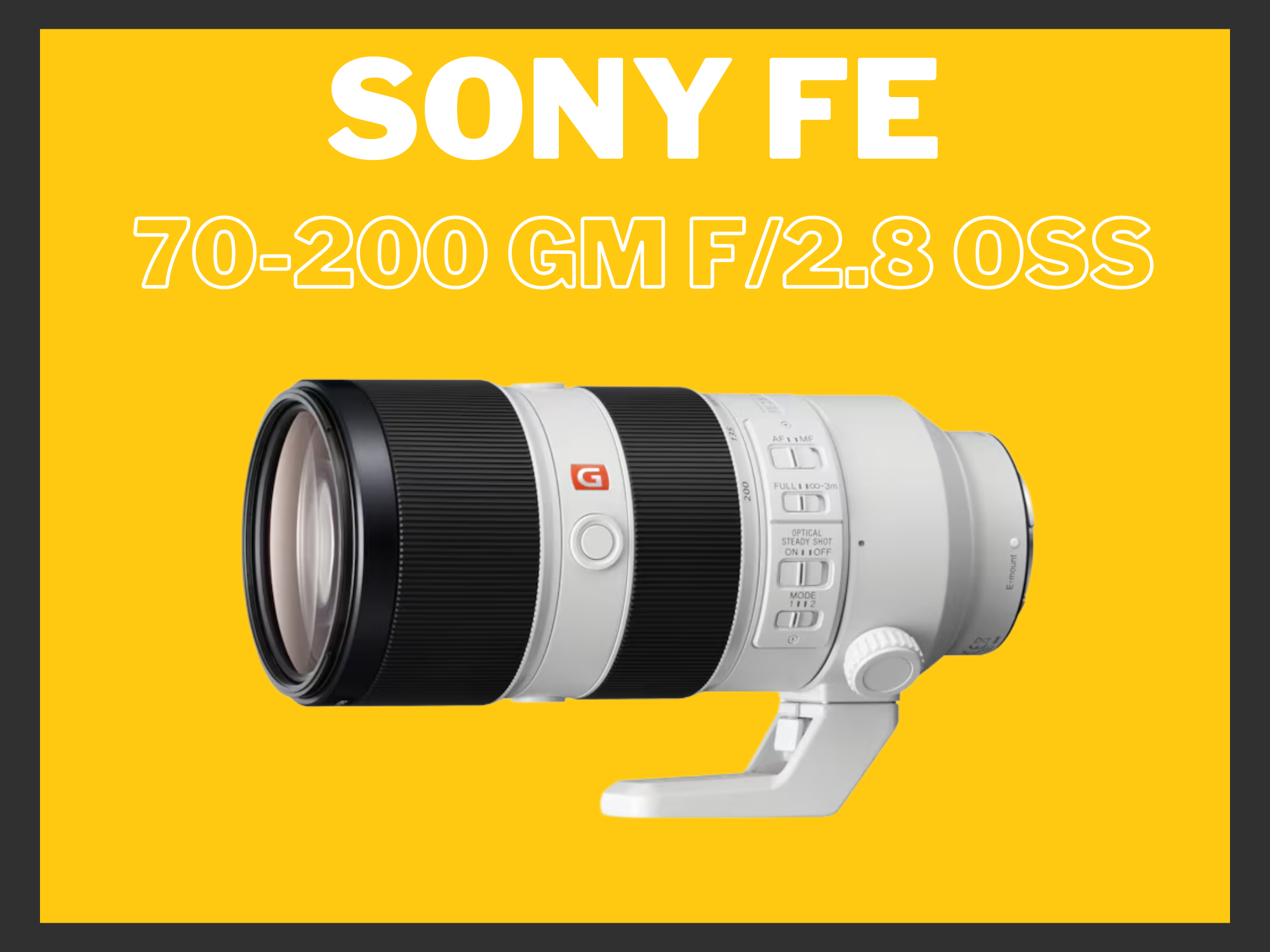 Sony fe 70-200 gm 2.8 oss- zoom objektiv