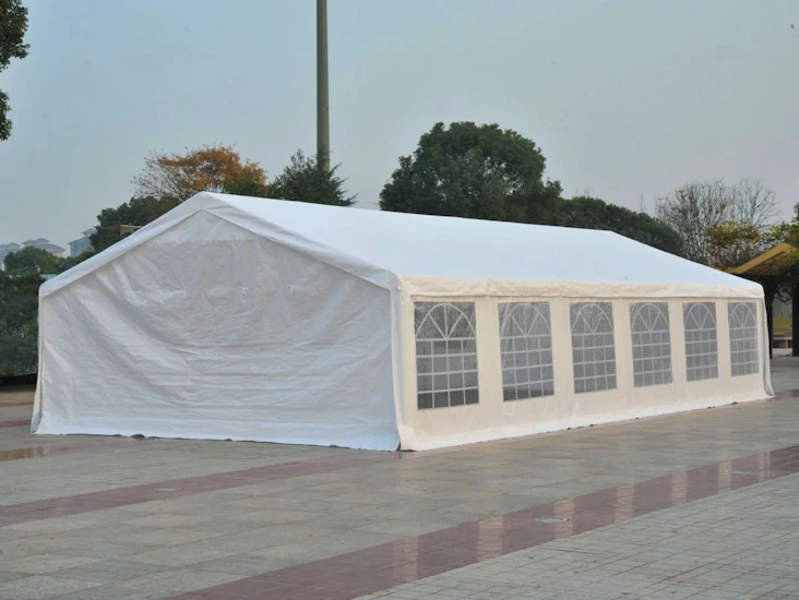 20x40 tent with or without sides