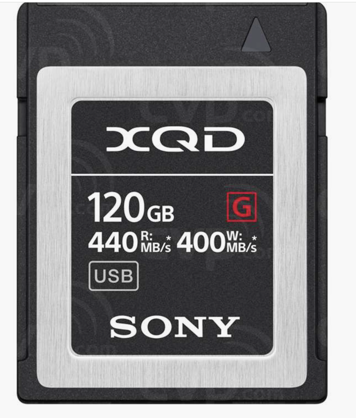 2 x sony xqd cards - 120gb and 64gb