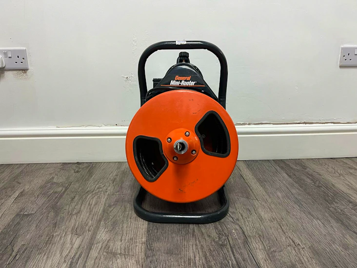 General pipe cleaners mini rooter | 50-ft. x 1/2-in. cable | mrcs cutter set | power cable feed