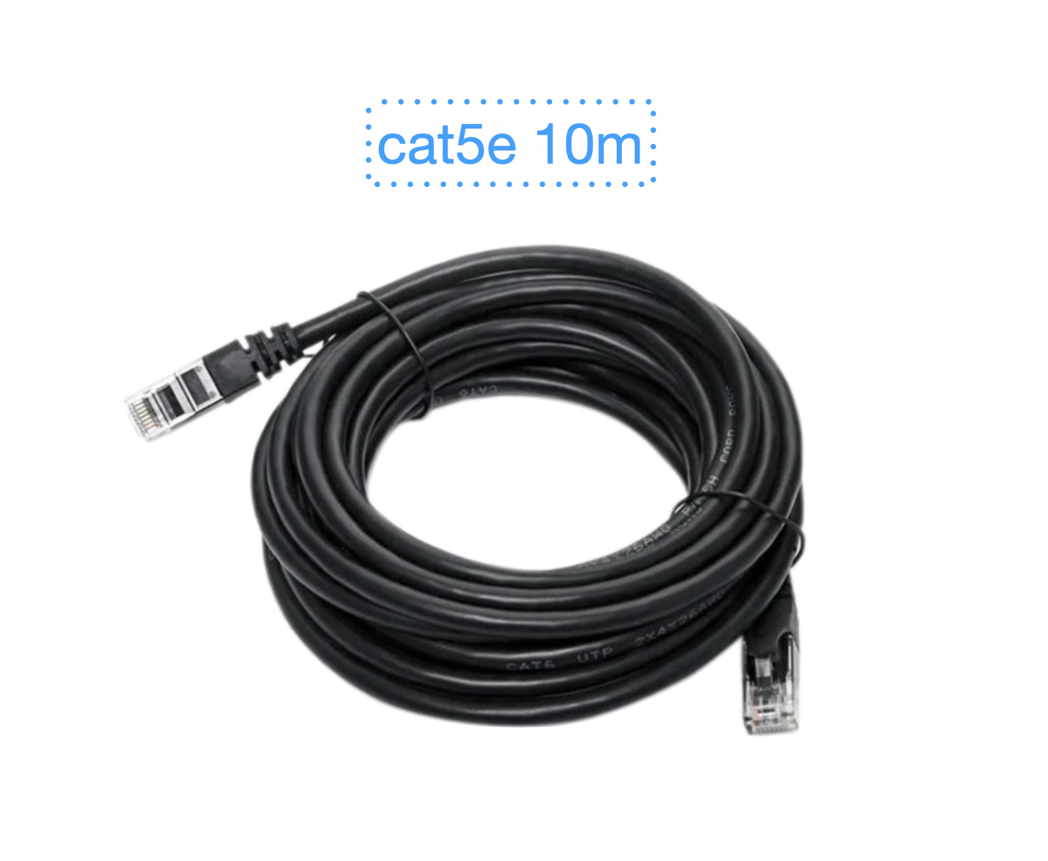 Ethernet rj45 cat5e 10m 