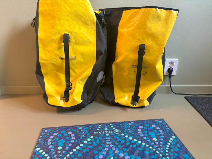 Komplett sett av vesker til bikepacking