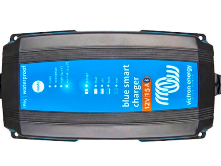 Batteriladdare bluetooth. ip65 tål utomhus