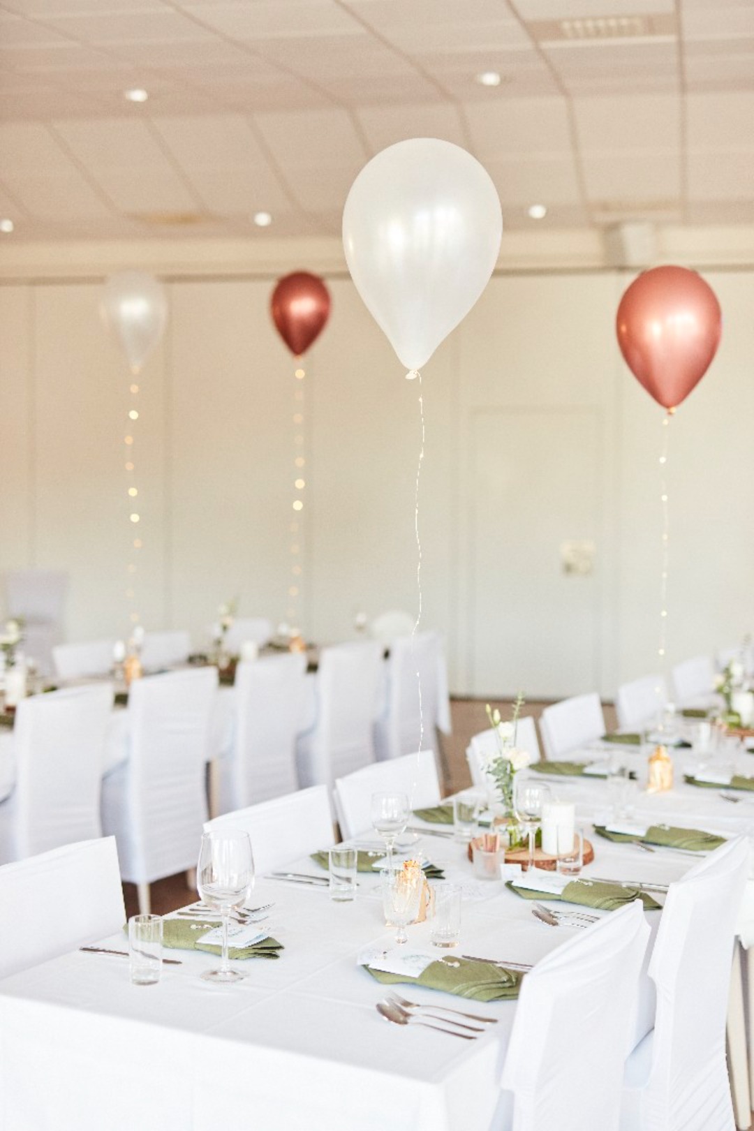 Ballongvikt med ljusslinga