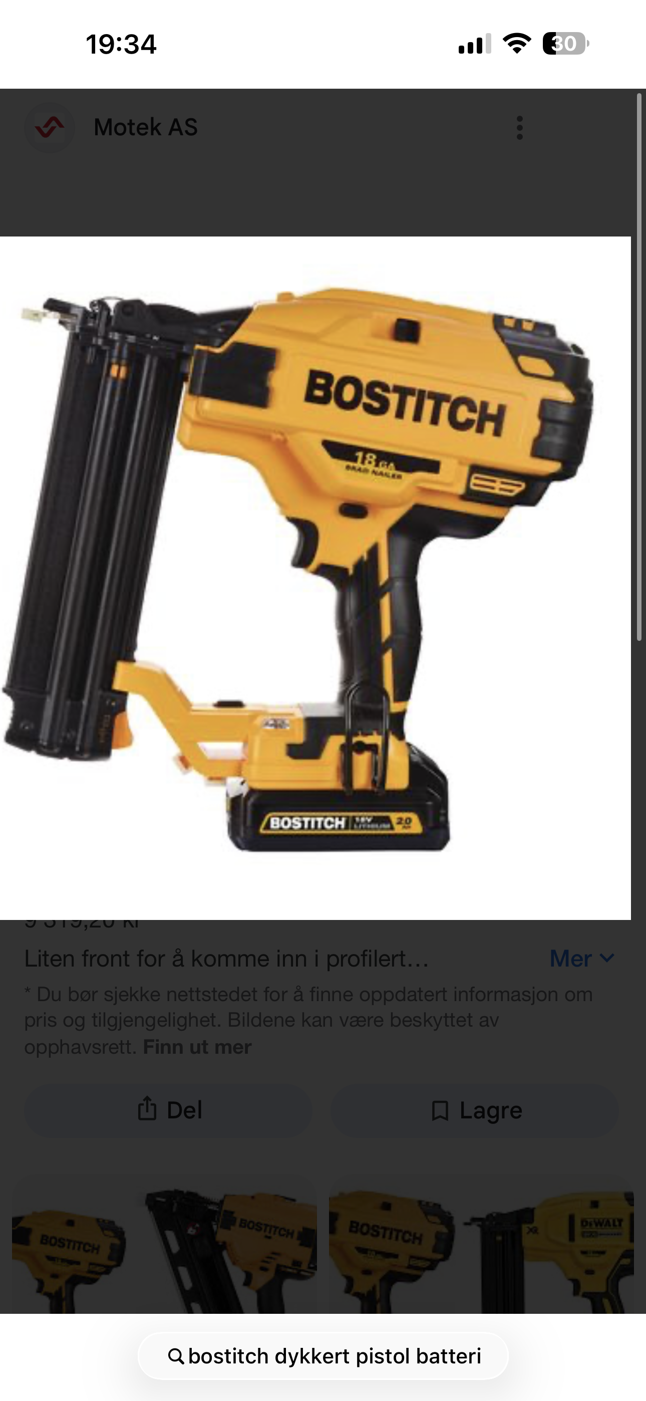 Dykkert pistol