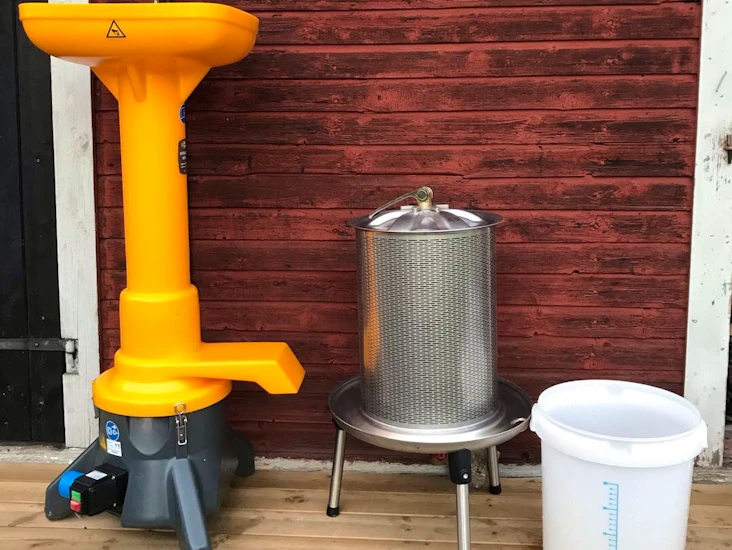 Äppelmust kross och press