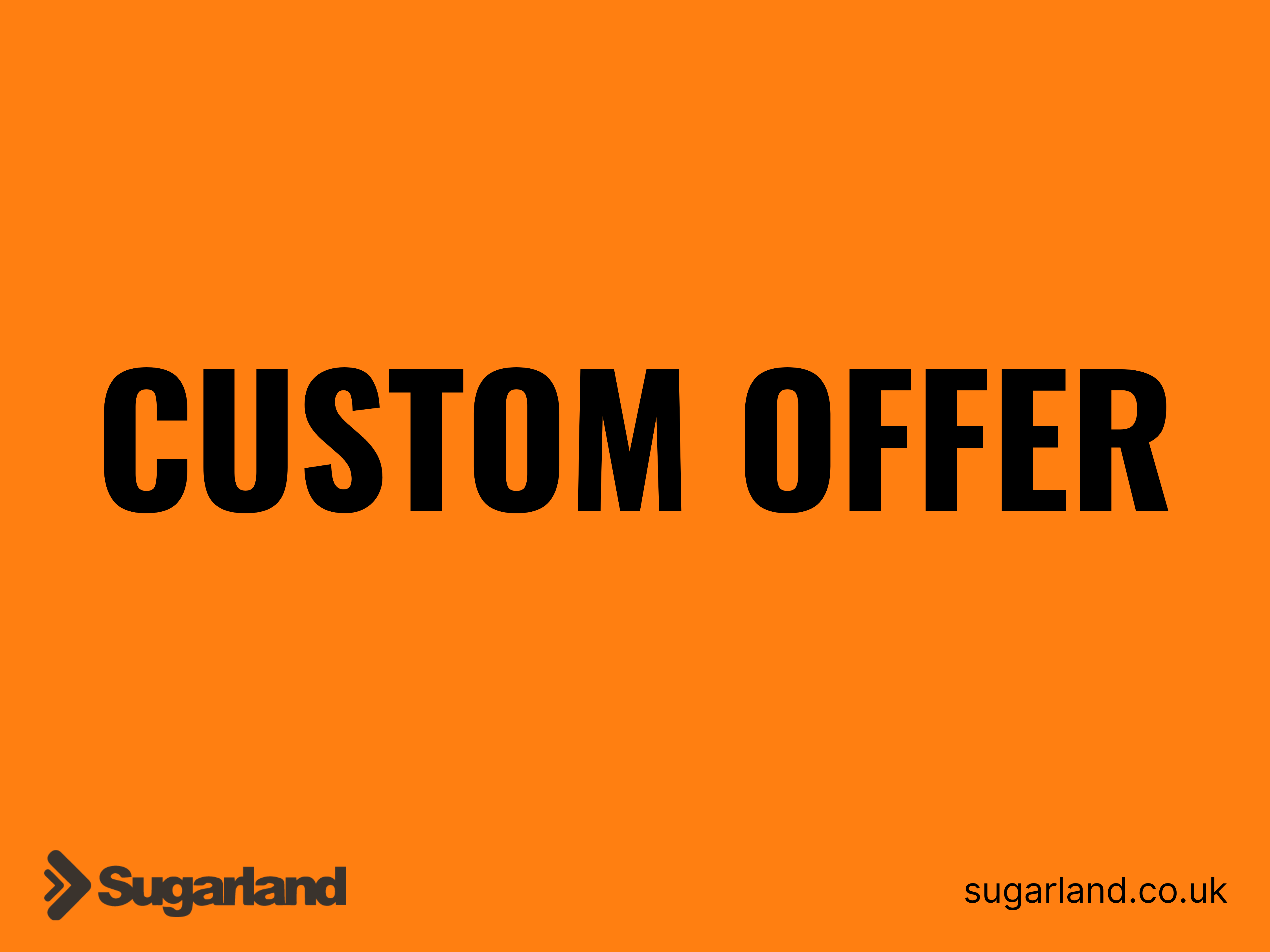 Custom offer