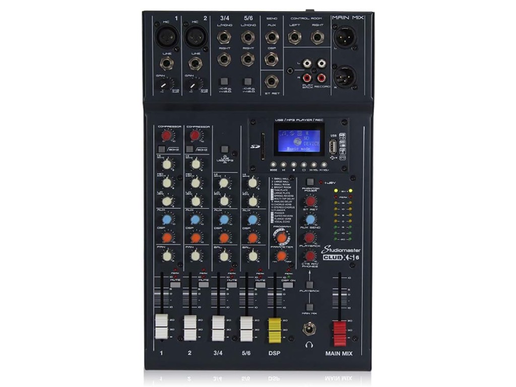 Studiomaster club xs 6 mixing desk