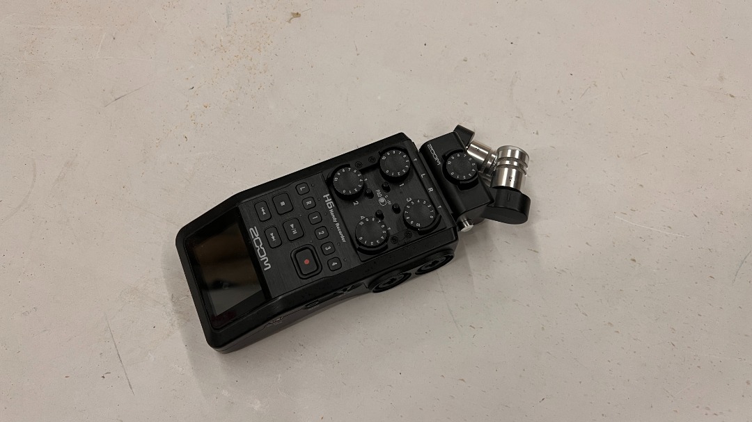 Zoom h6 sexkanalig ljudinspelare