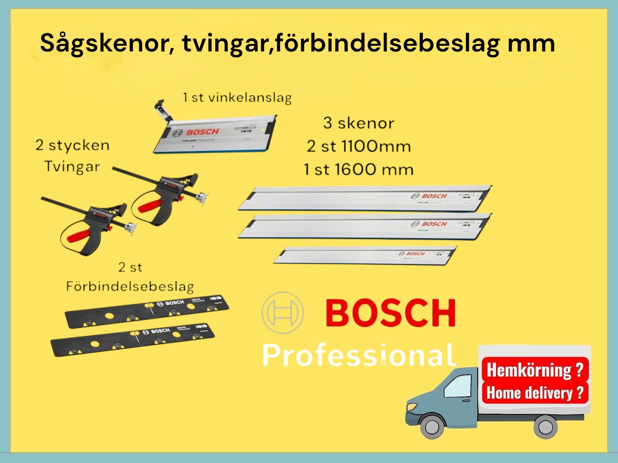 Skenor till cirkelsåg / sänksåg / handöverfräs