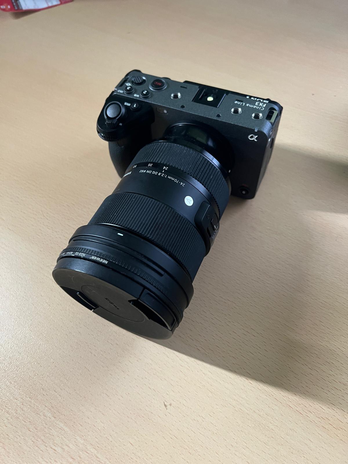 Sony fx 3 - full frame + sigma 24-70mm