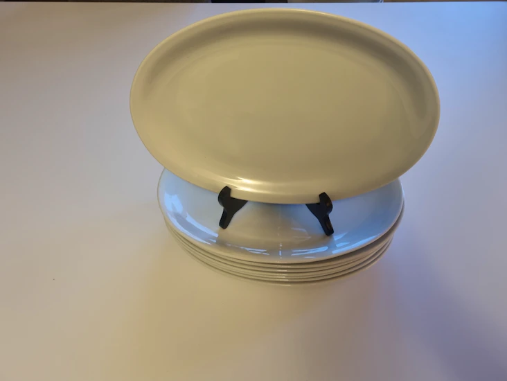 8st serveringsfat 32x23, porslin