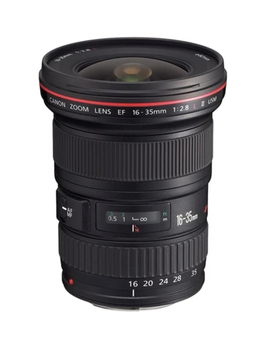 Canon ef 16-35mm f/2.8l ii usm black lens