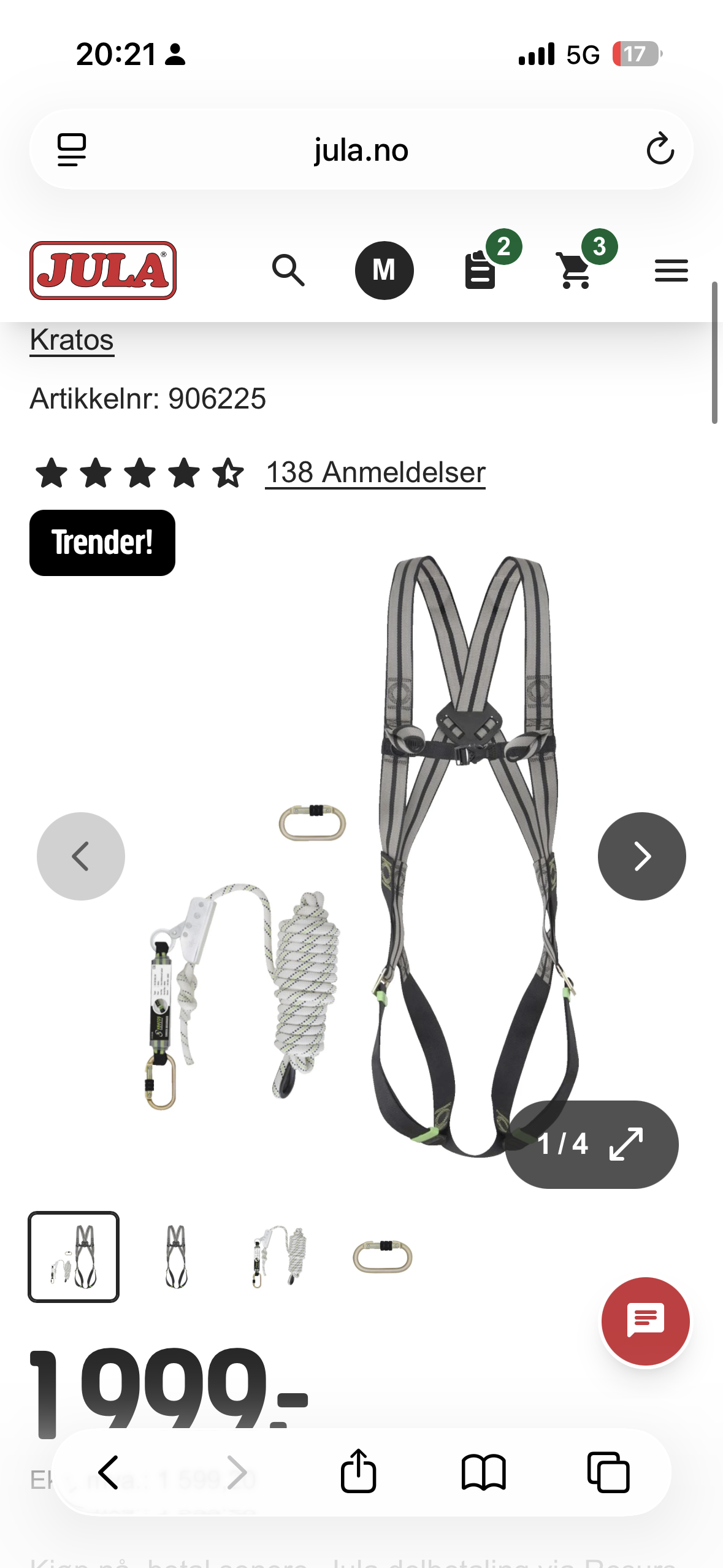 Fallsikringspakke