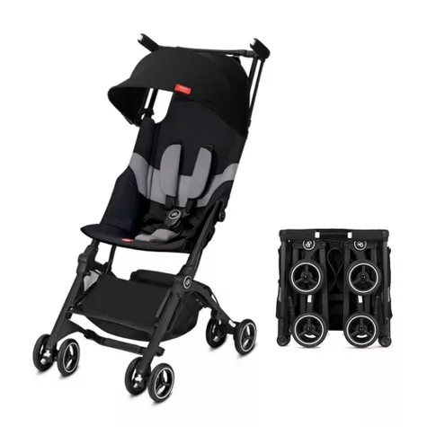 Liten resevagn godkänd på flygplan gb pockit + all terrain stroller