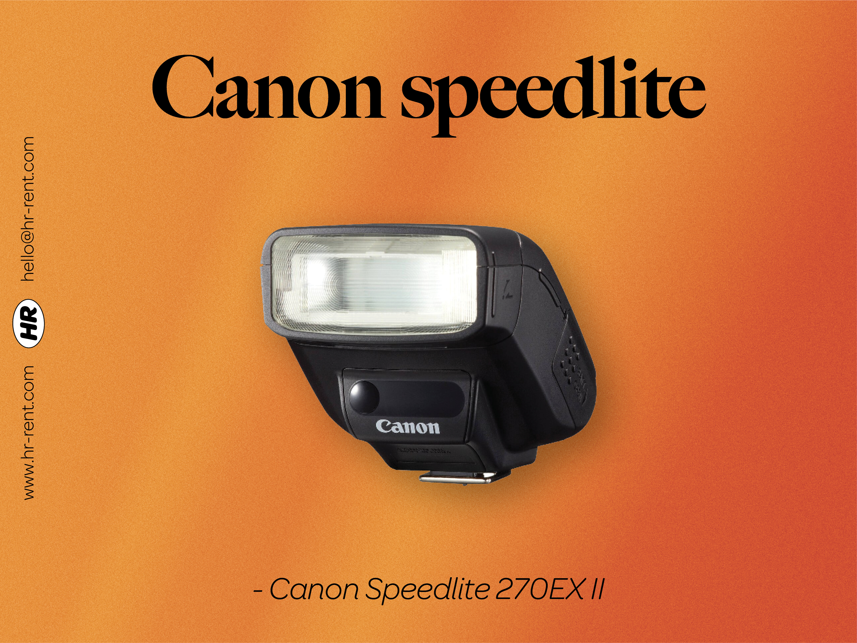 Canon flash speedlight flashgun speedlite 270ex ii