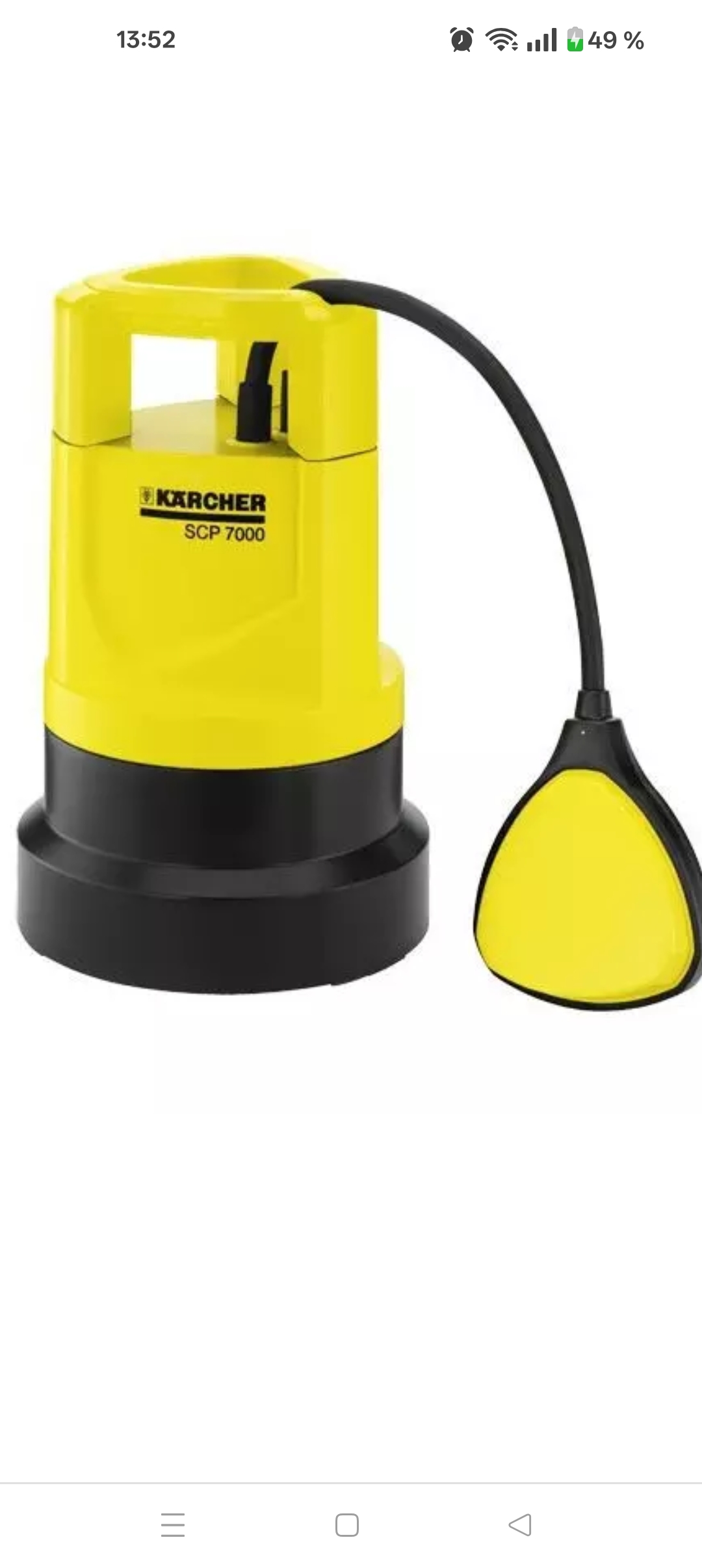 Karsher drankbar smutsvatten pump