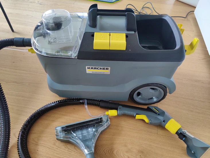 Kärcher puzzi 10/1 tekstiilipesuri + pesutabletit