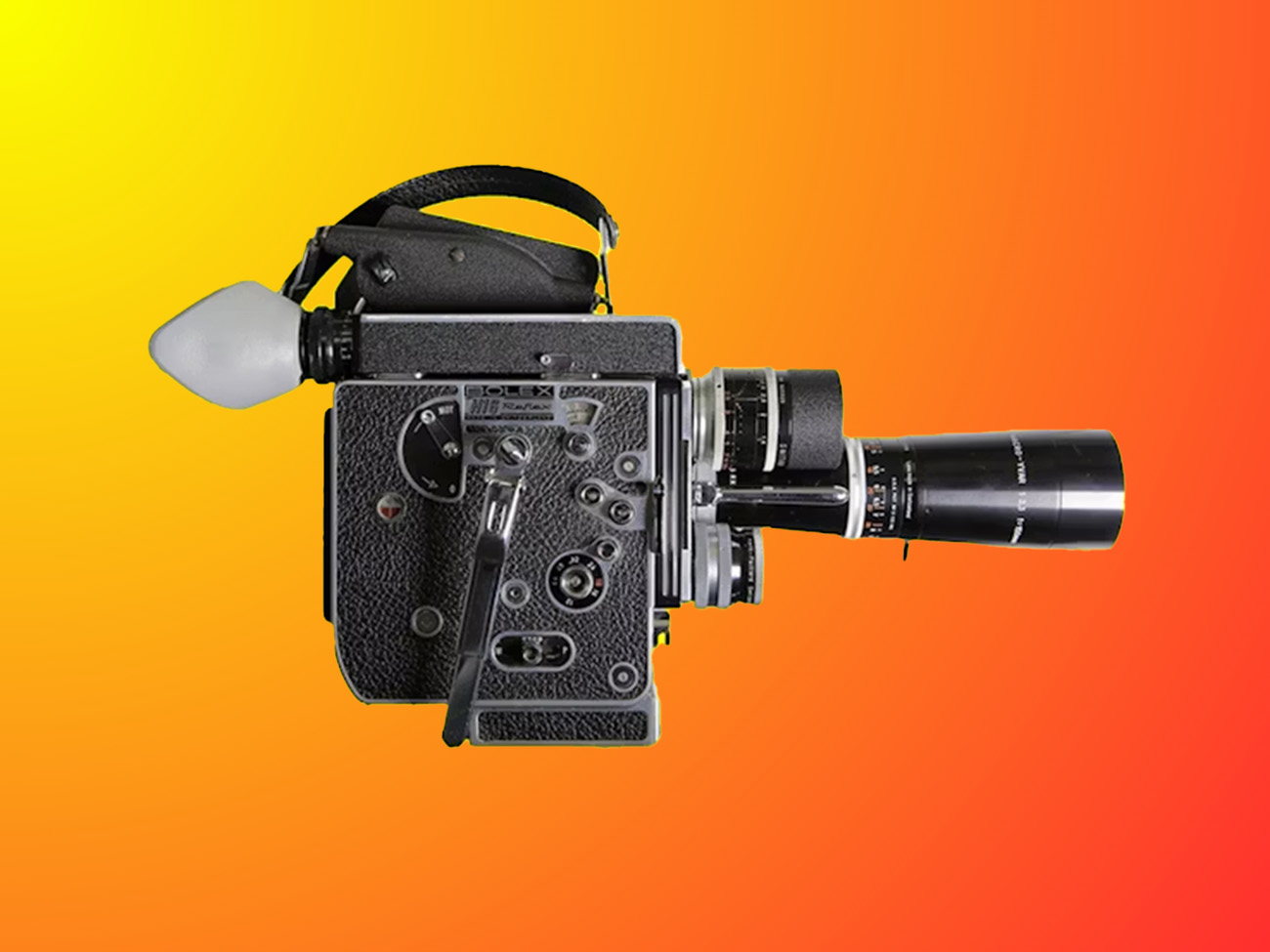 Bolex 16mm camera + 25mm / 50mm / 150mm