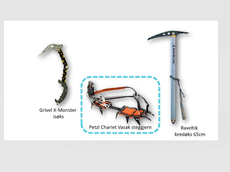 Klatreutstyr - stegjern - petzl charlet vasak