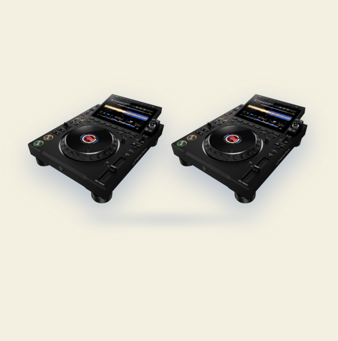2× alphatheta cdj-3000x — pro dj player hire (london)