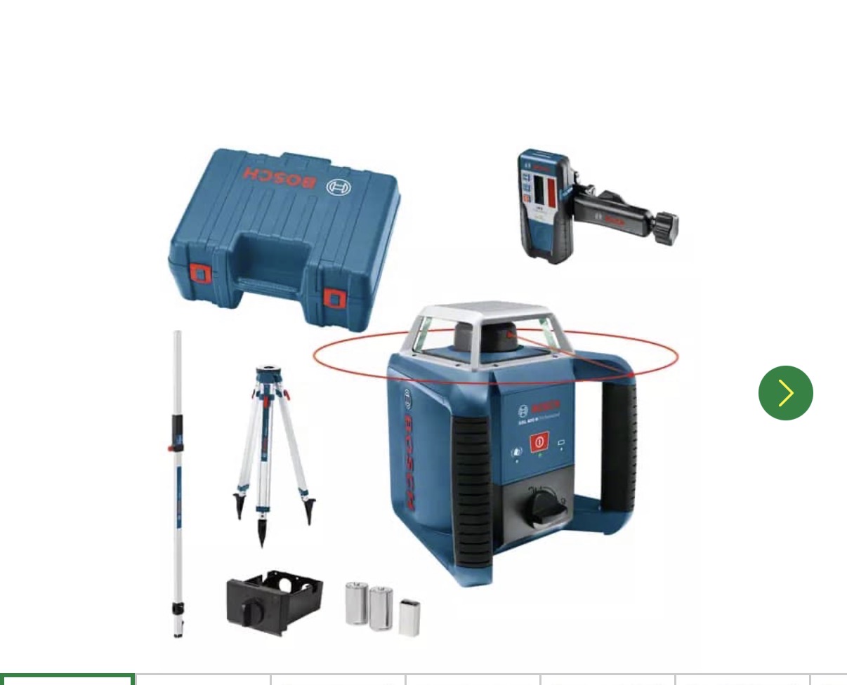 Til utleie! bosch nivelleringslaser med stativ og tilbehør