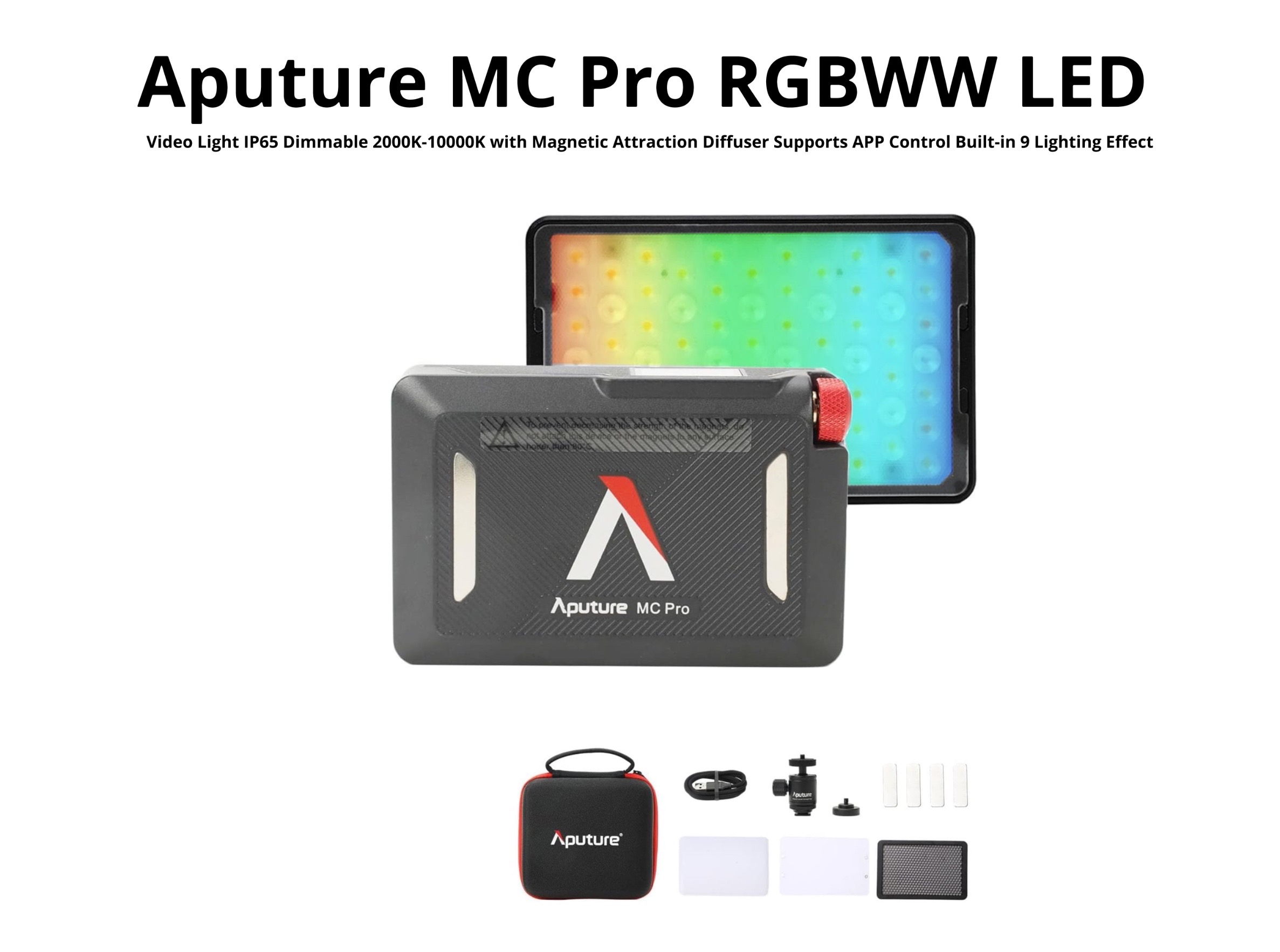 Aputure mc pro rgbww led light