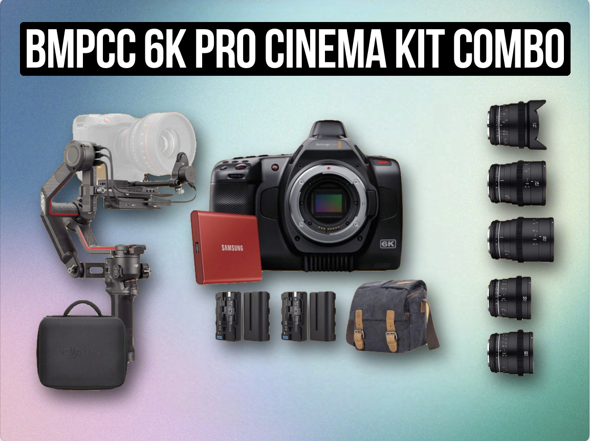Bmpcc 6k pro cinema kit combo