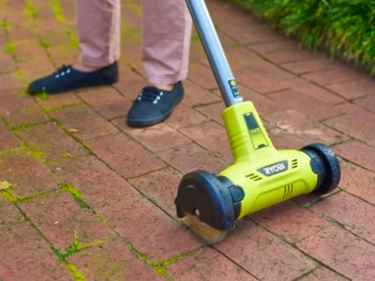 Ny2023! plattrensare m borste o batteri ryobi