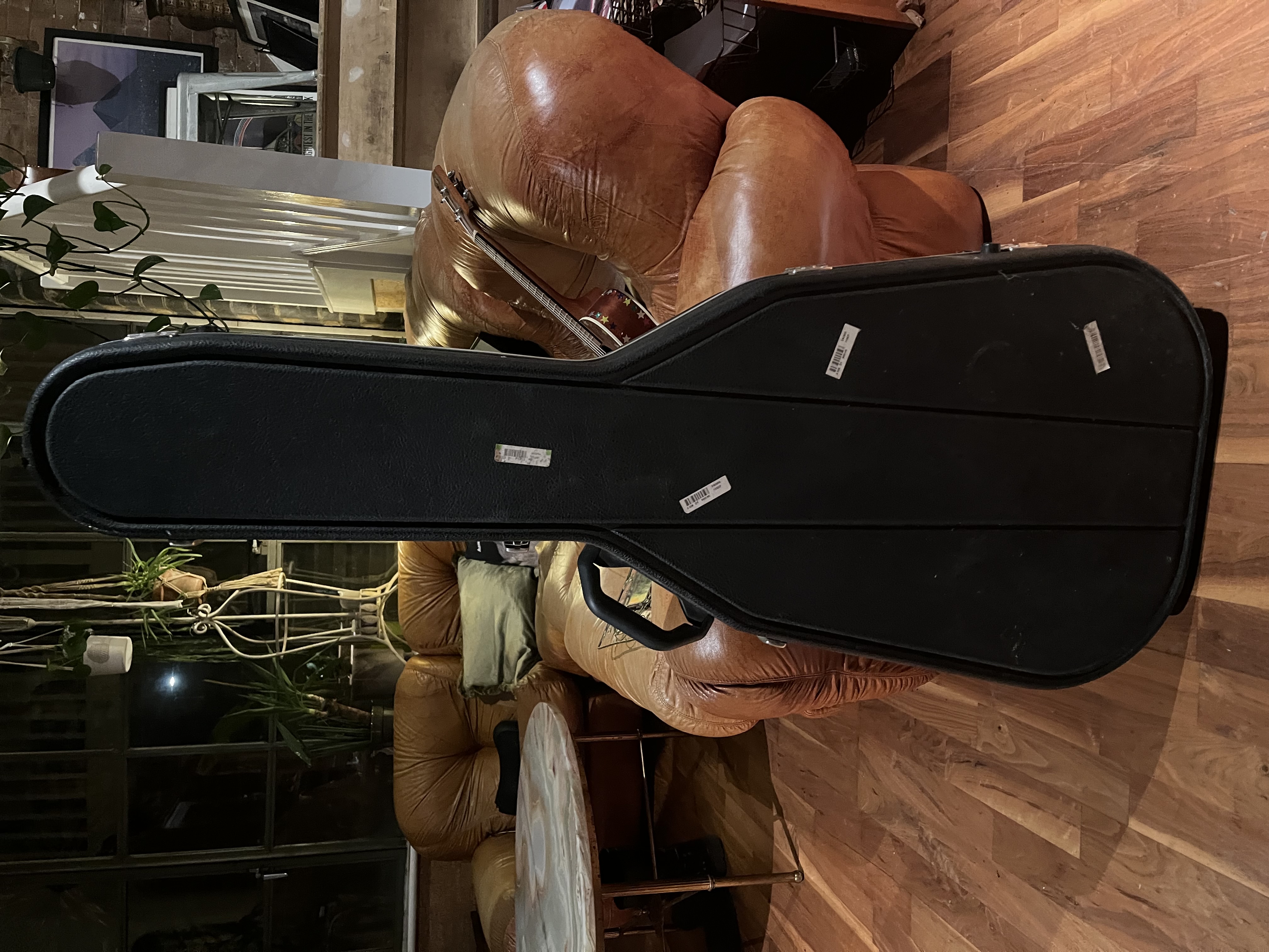 Acoustic guitar hard case 
