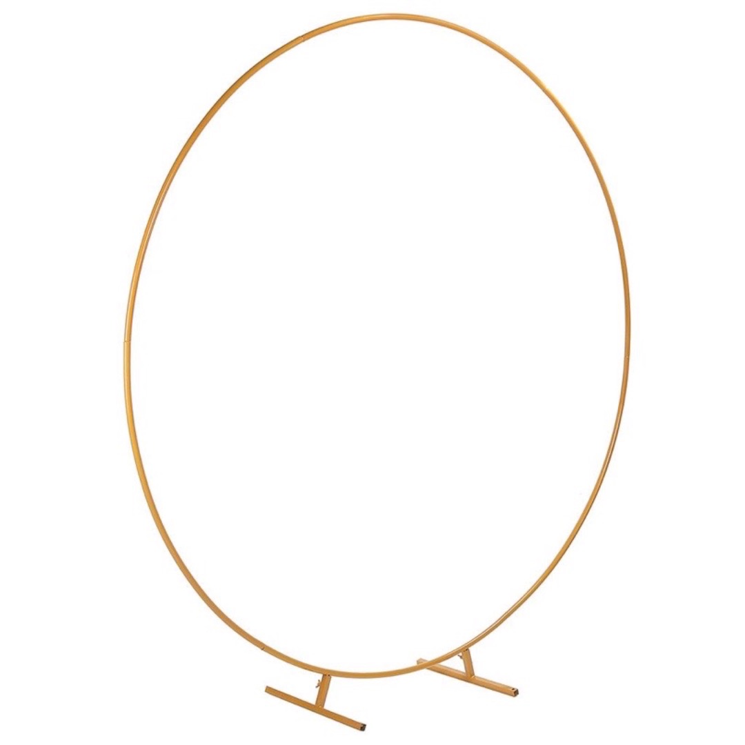 Ballongbåge vigselbåge guld 200 cm