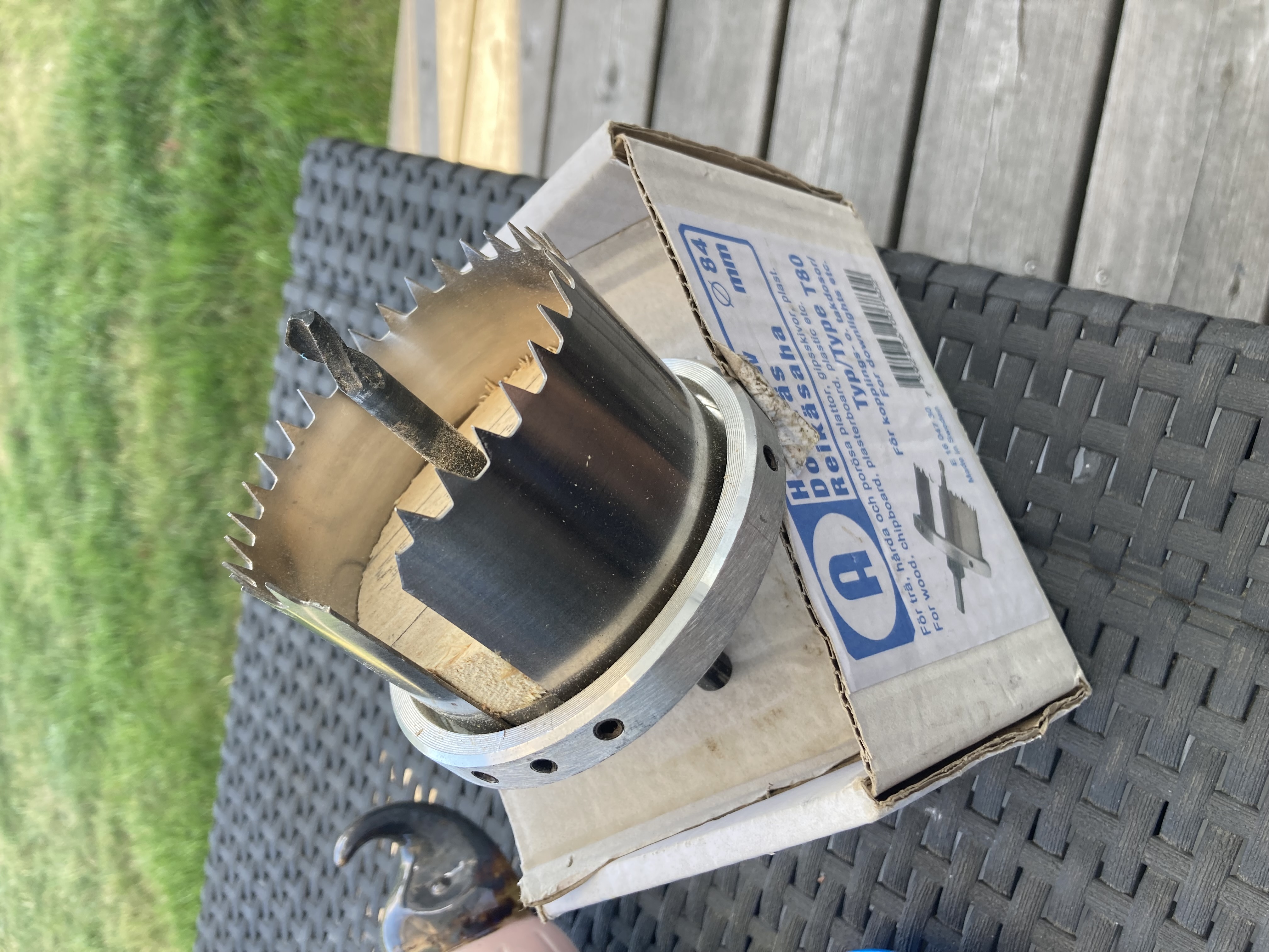 Hålsåg med centrum borr 84mm