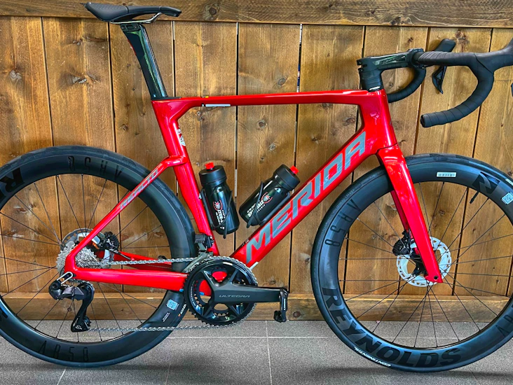 Merida reacto 8000 di2 med watt-pedaler strl. 54/medium