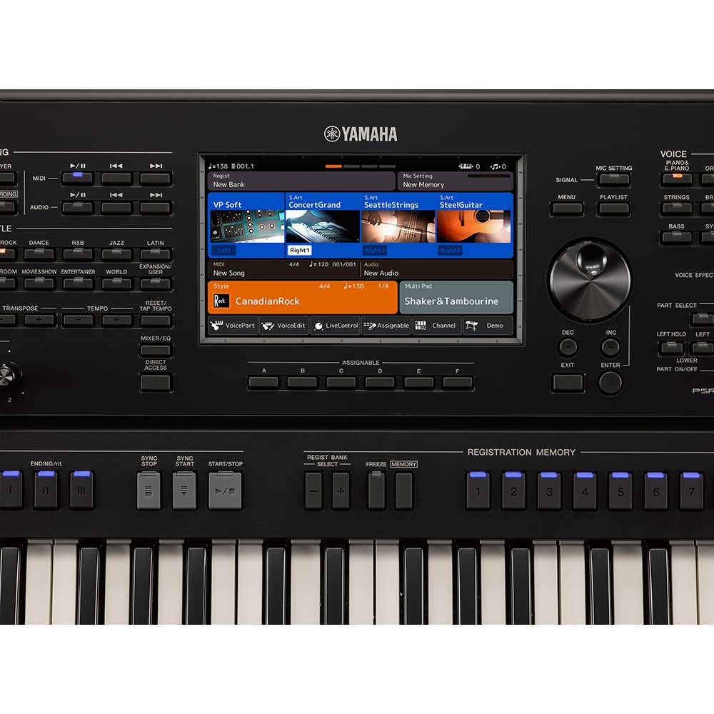 Yamaha psr-sx700 digital workstation 61 keys and keyboard stand