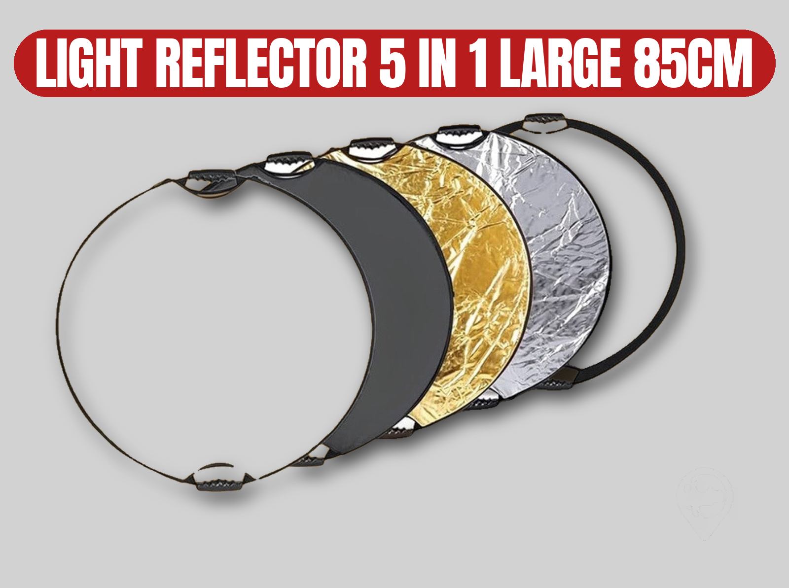 85cm 5-in-1 light reflector | large / diffuser / bounce