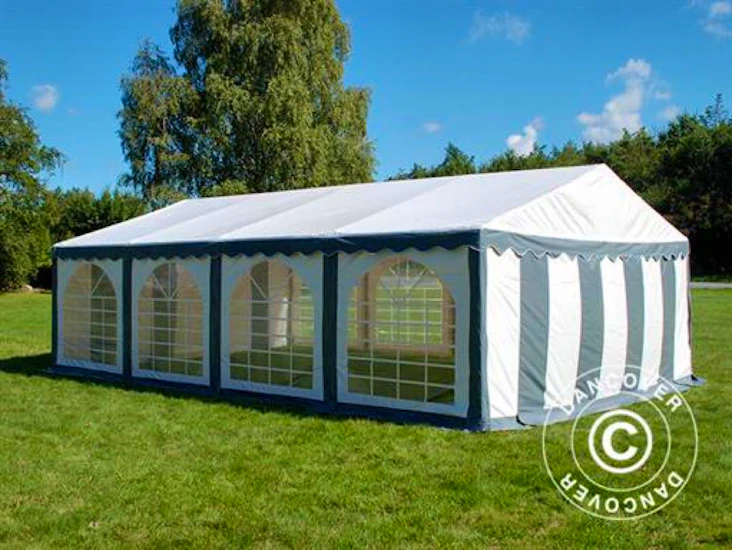 Stiligt partytält för 40-50 pers, 4x8 m
