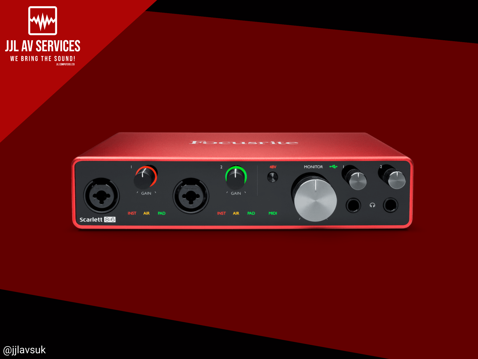 Focusrite scarlett 8i6 3rd gen usb audio interface
