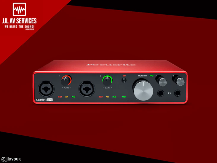 Focusrite scarlett 8i6 3rd gen usb audio interface