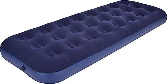 Flocked single airbed