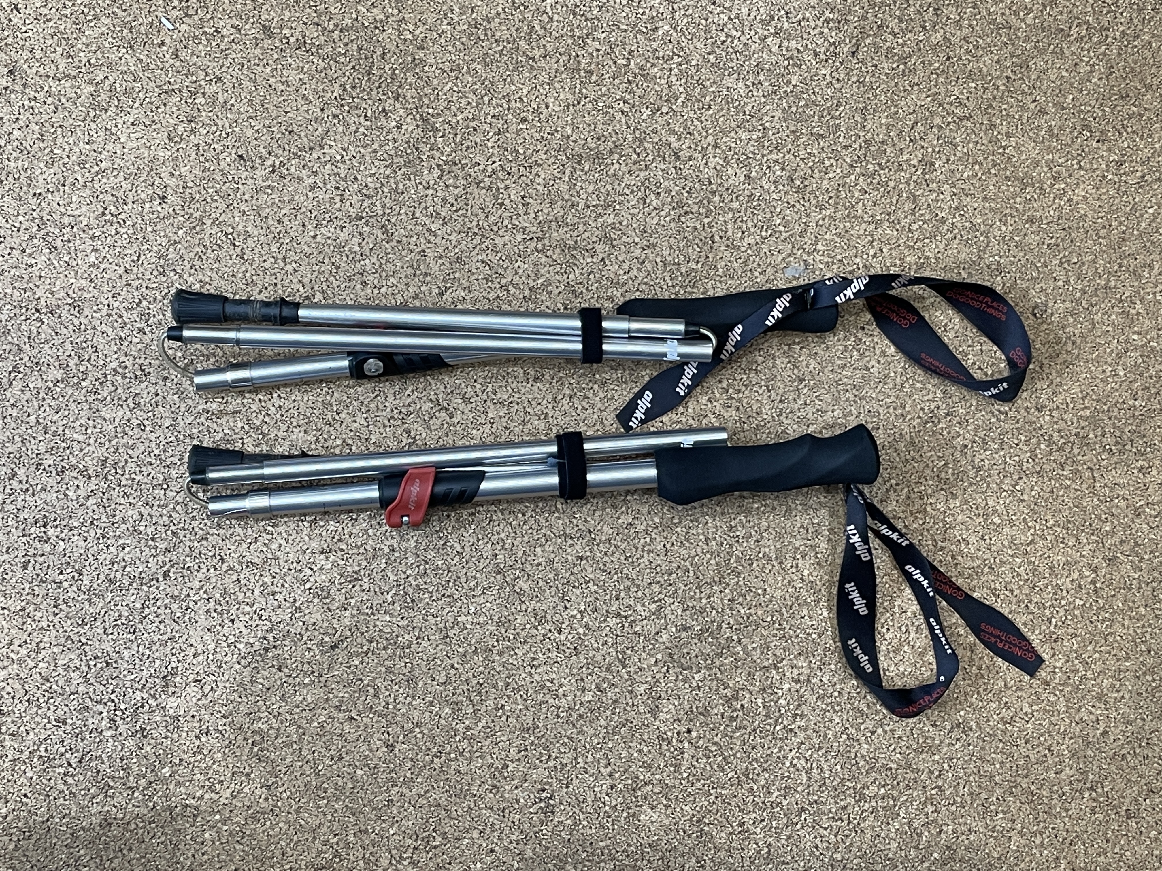 Alpkit folding walking poles