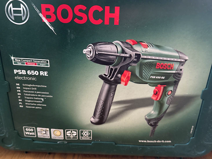 Bosch 650 re slagdrill