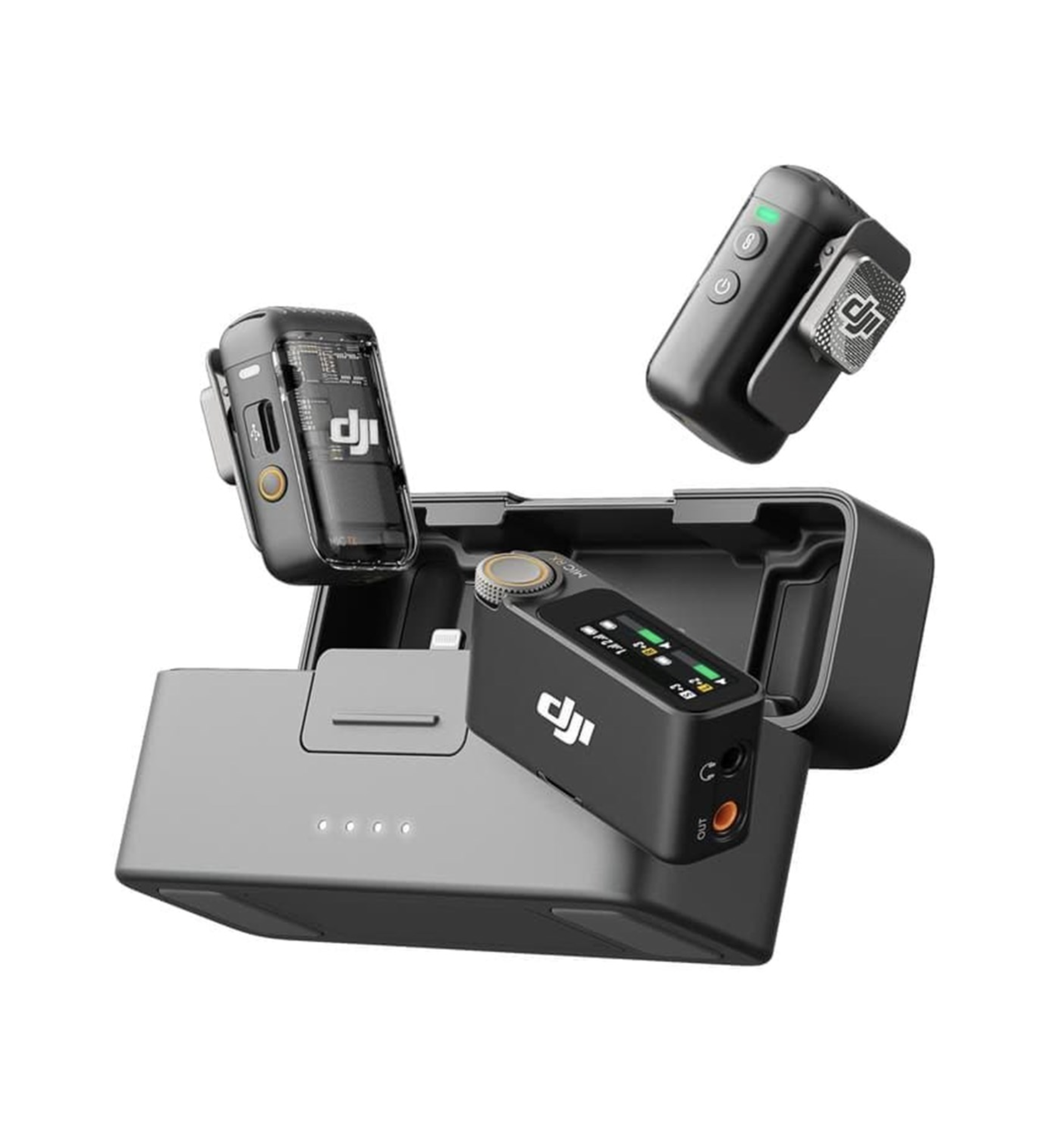 Dji mic 2 (2 tx + 1 rx + ladeetui)