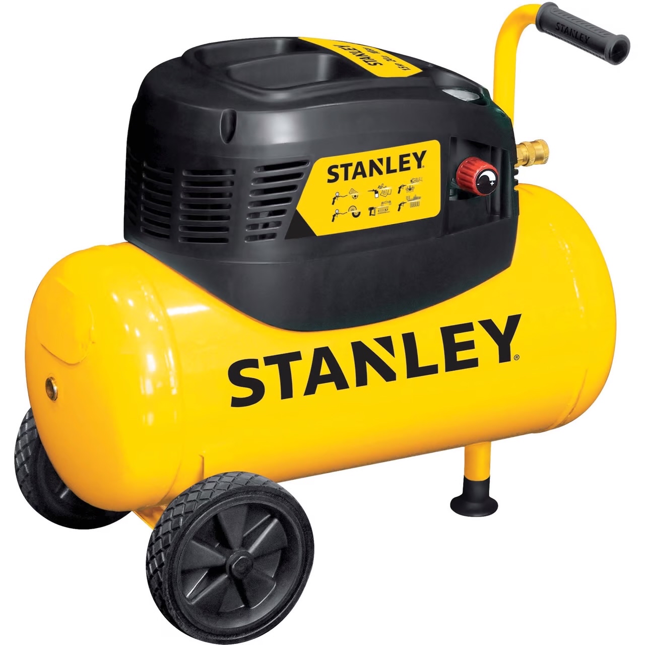 Stanley 24l kompressor m/slange