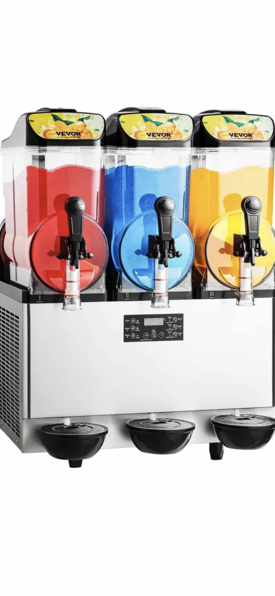Slush ice maskine. 3x15 liter kamre