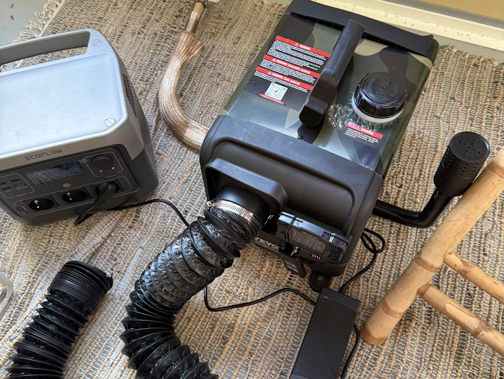 Dieselvärmare och powerstation paket