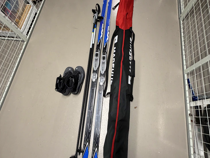 Langrenn – komplett sett (ski, staver og sko) ⛷️