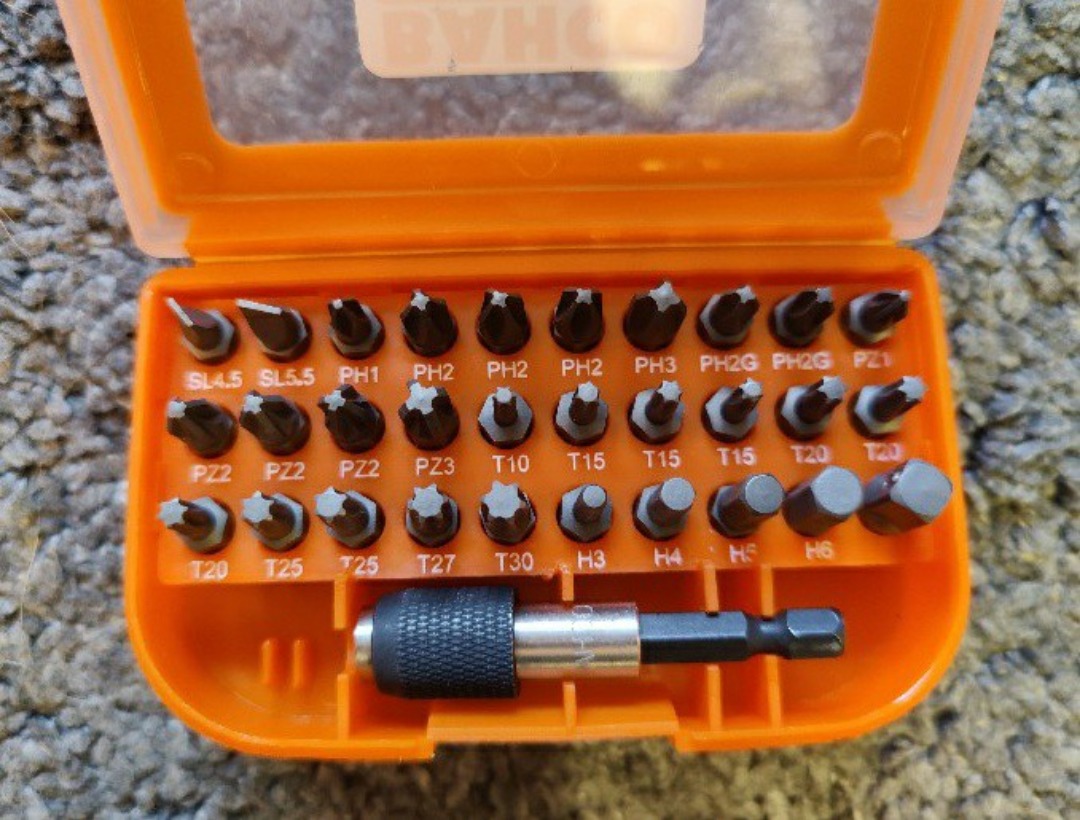 Bits set bahco 1/4"